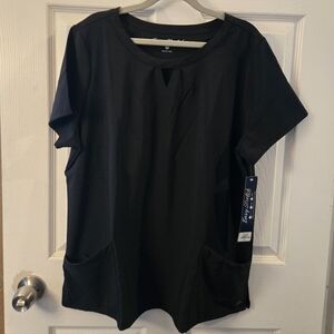 Scrubs!! Women's Black Scrub Top